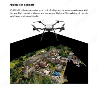 China Moneypro M120S 3D Oblique Camera Mapping and Surveying with Geo Tagging Function