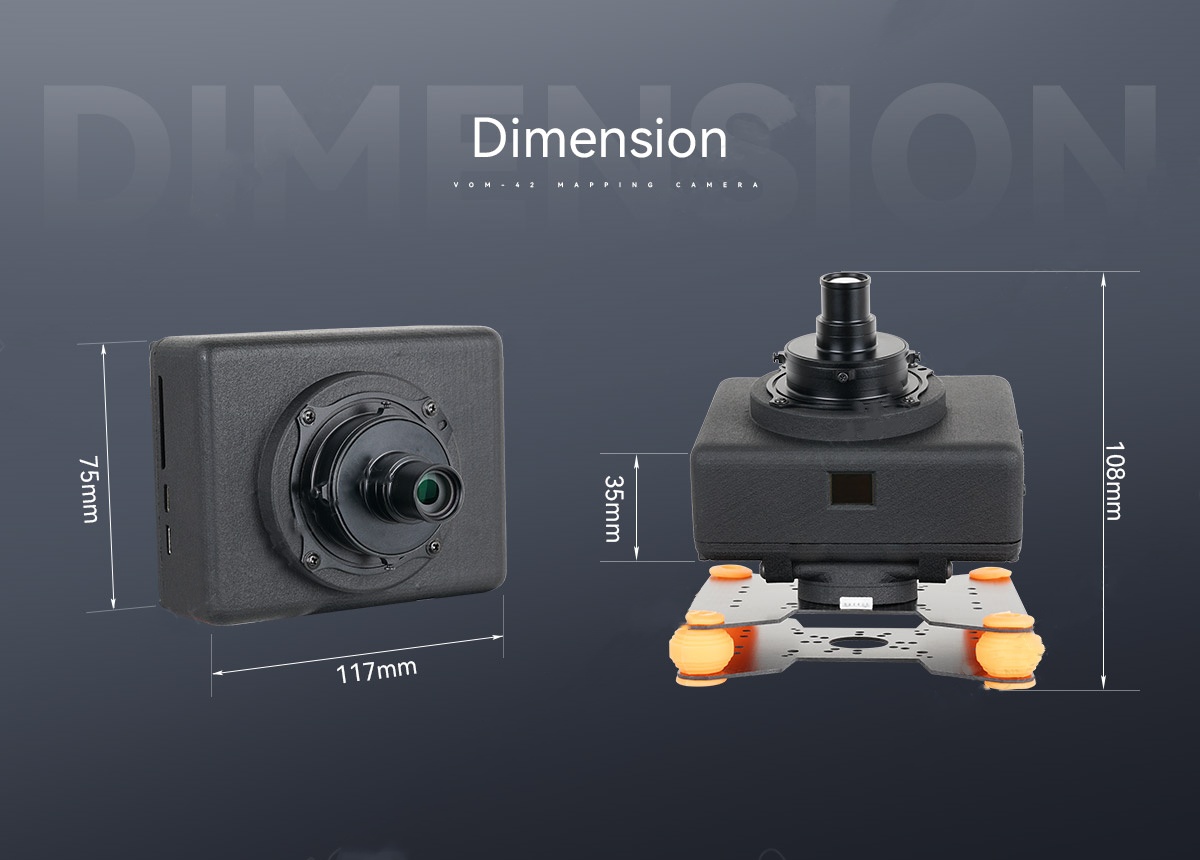 China Moneypro VOM-M42 42MP Mapping Camera for Large Area Aerial Survey