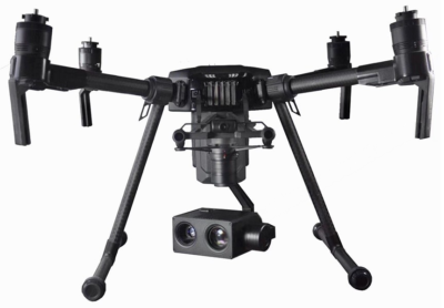China Moneypro M10TL-DJI 3-axis gimbal camera based on DJI PSDK, comptible with DJI drones M200 / M210 / M210RTK. Controlled by APP DJI Pilot