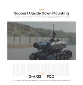 China Moneypro M36T cube optimized 36times zoom camera gimbal Professional 3-axis High-precise FOC Program tracking camera