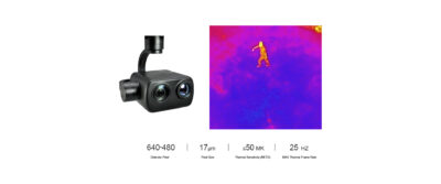 China Moneypro M40TIR 20x 4K EO+IR Dual-Sensor Object Tracking Gimbal Gamera