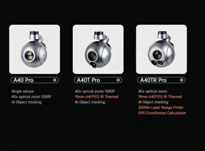 China Moneypro M40x Series Gimbal Camera AI Object Tracking With 40x Optical Zoom