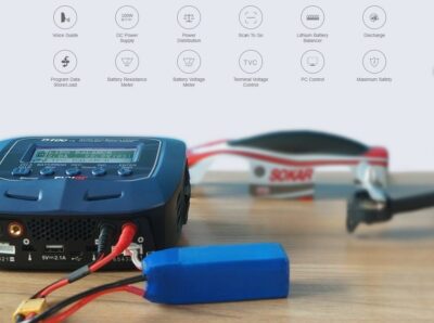 China Moneypro M100 V2 Charger Twin-Channel AC/DC LiPo 1-6s 2x100W Dual Balance Charger Discharge for LiPo/ LiFe/ LiIon App control