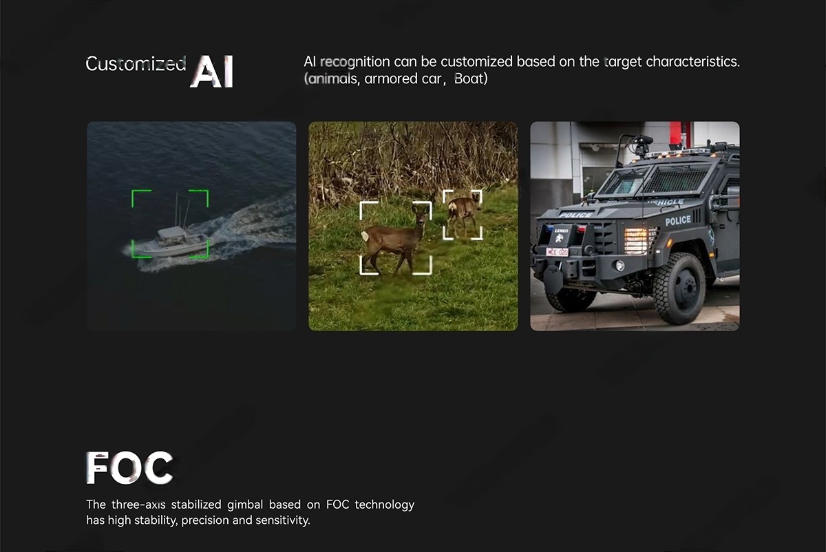 China Moneypro M40TR-35 40X Al autonomous-ldentificationand automatic Tracking Camera