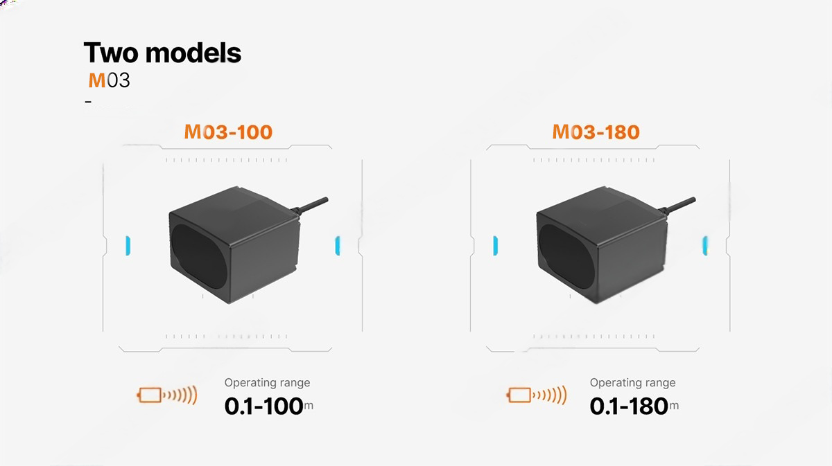 China Moneypro M03-100 / 180 LiDAR Distance Sensor 180m Obstacle Avoidance Radar