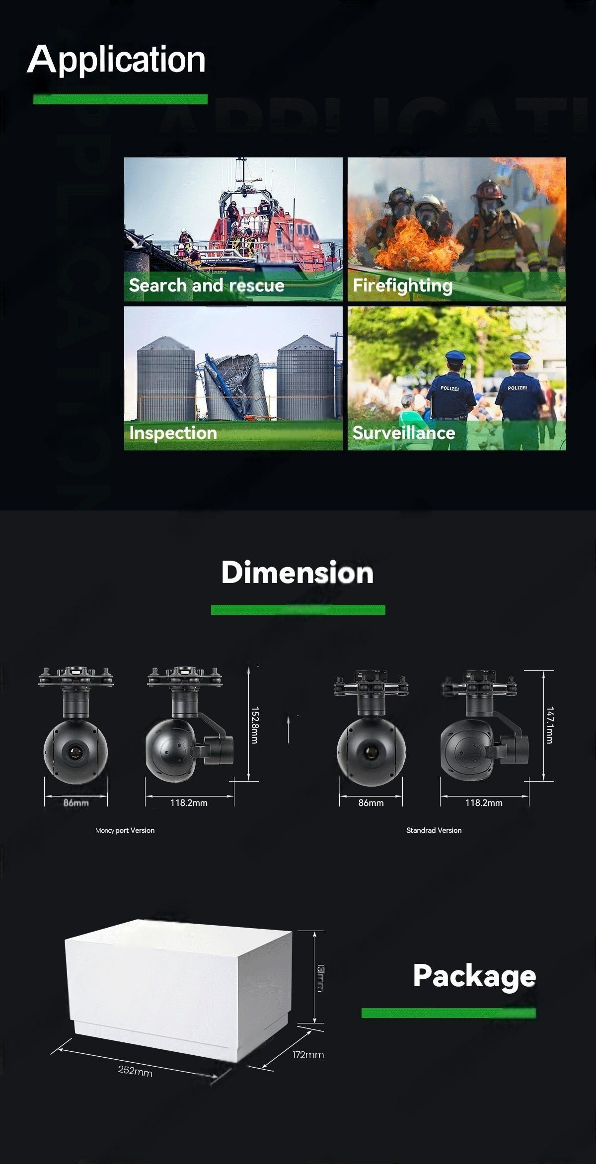 China Moneypro M19 Lightweight 19mm 640*512 Thermal Camera with AI Tracking Objects