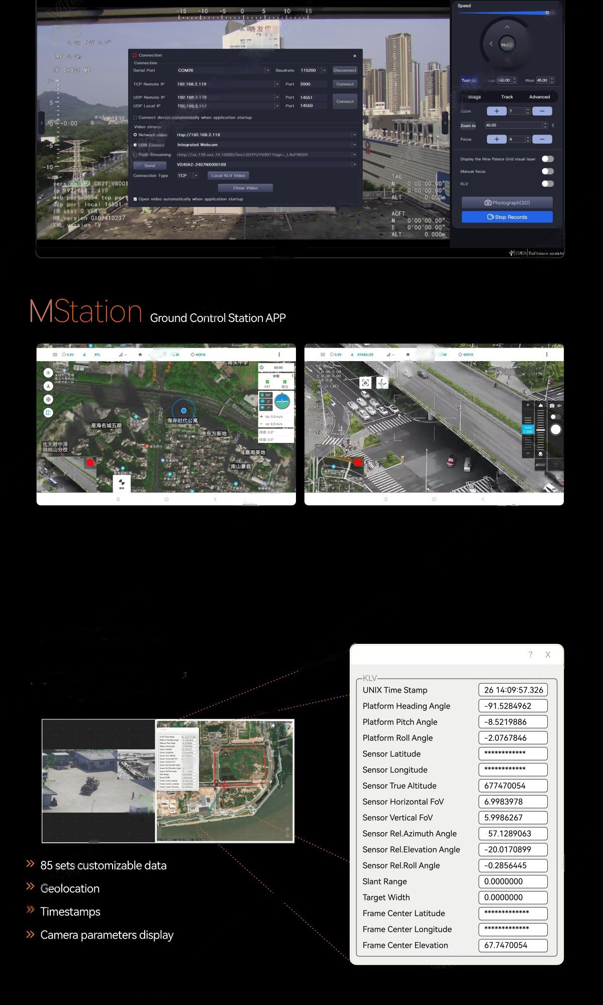 China Moneypro M30T-50 30x AI Object Tracking EO+IR Dual Semsor Gimbal Camera