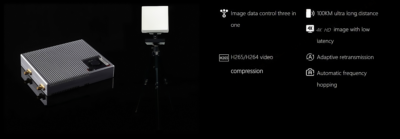 China Moneypro DIZ100T 100KM ultra long distanceImage link HD signal transmission