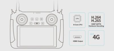 China Moneypro M15 Mini HD handheld ground station