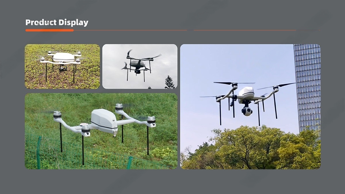 China Moneypro M72 Portable and Long Endurance Quadrotor for Surveillance and Mapping