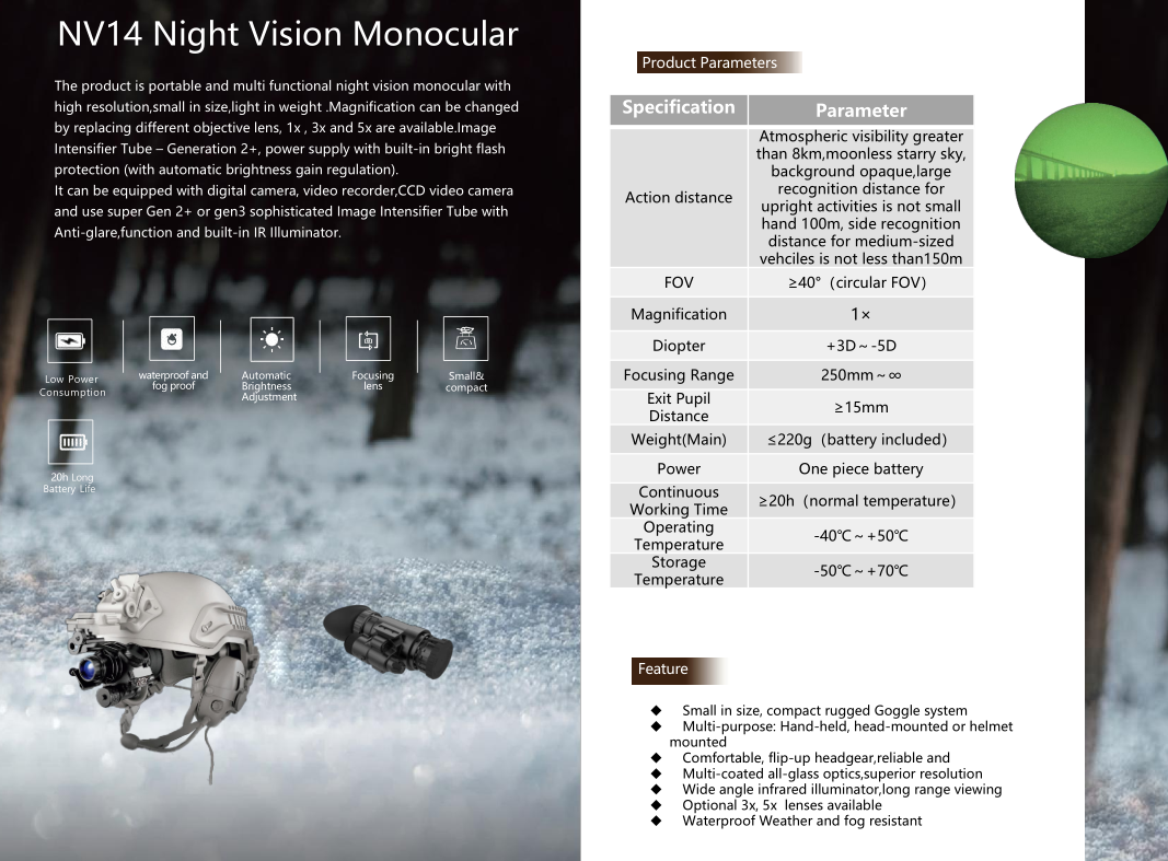 NV14 Night Vision Monocular