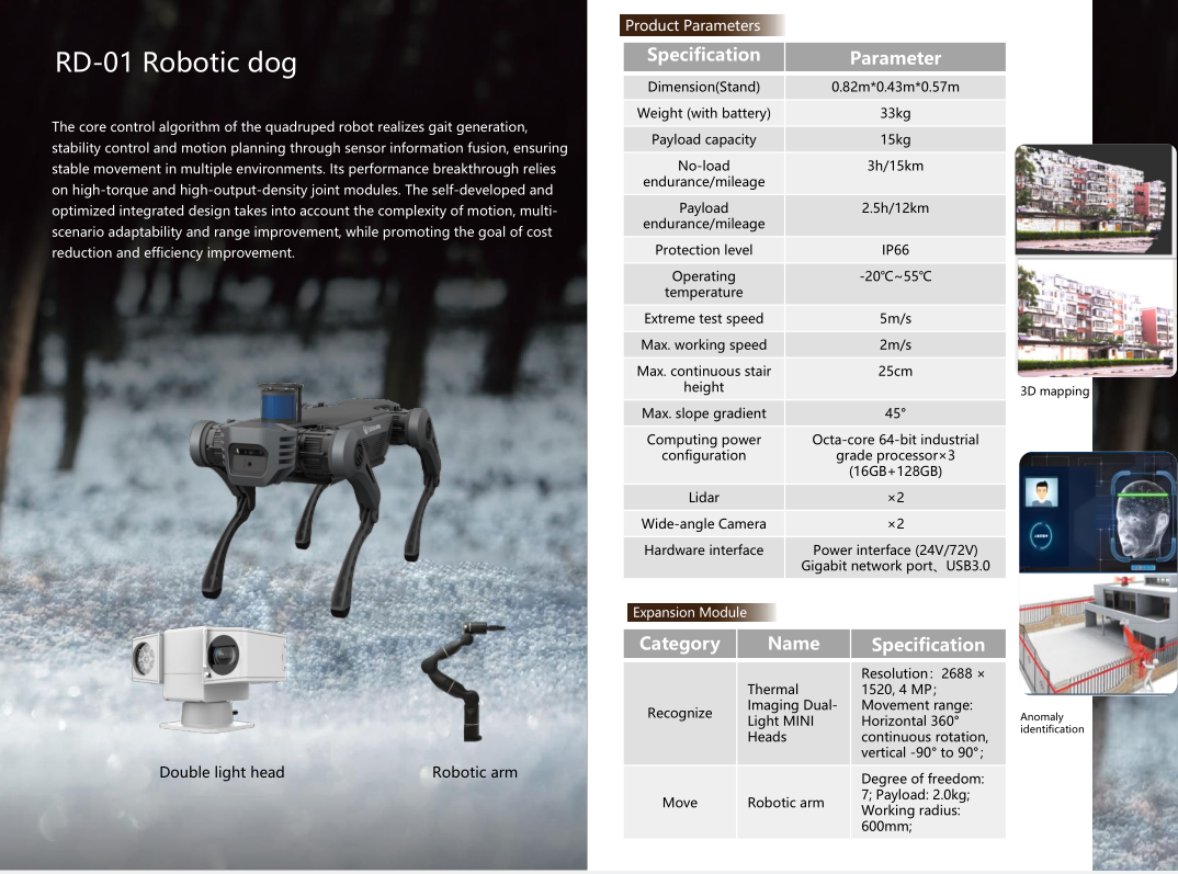 RD-01 Robotic dog