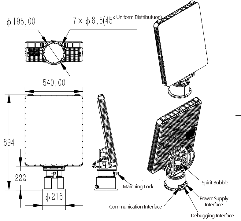 T18 active phased array radar