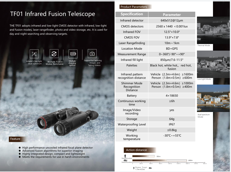 TF01 Infrared Fusion Telescope