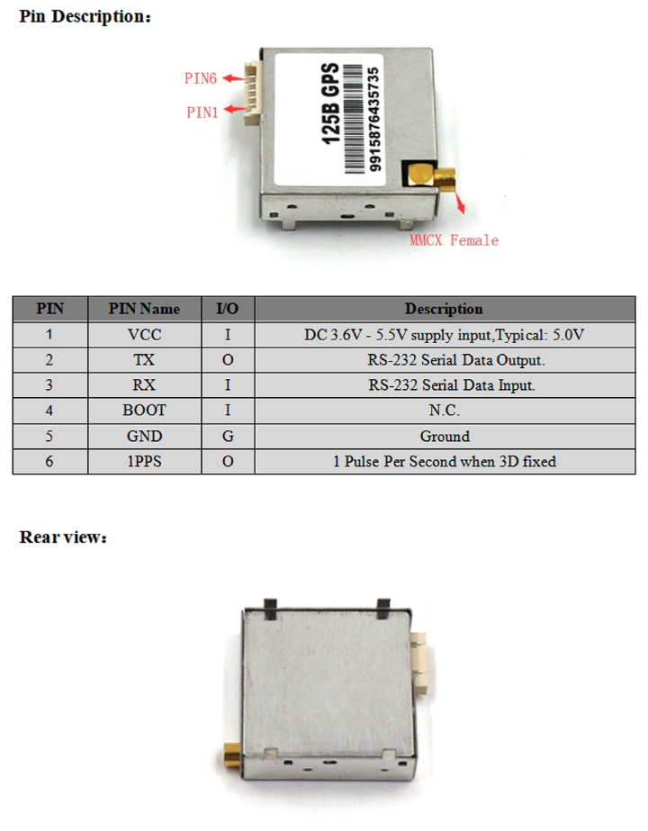 GNSS Module MD-125B