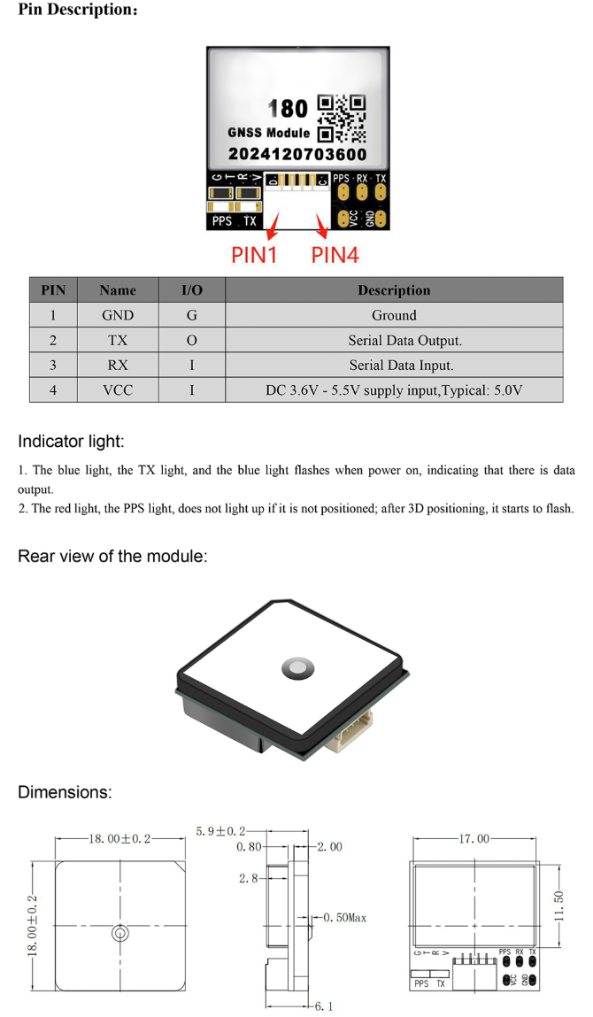 GNSS Module ME-180
