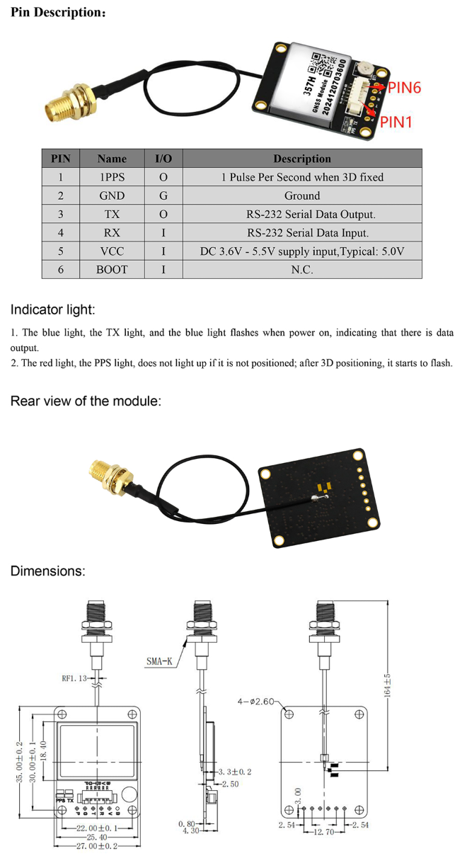 GNSS Module ME-357H