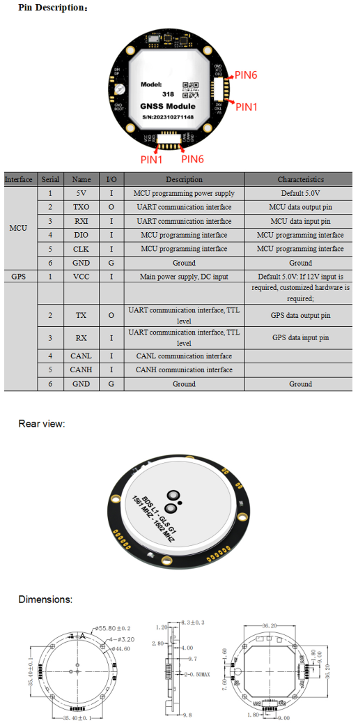 GNSS Module MK-318