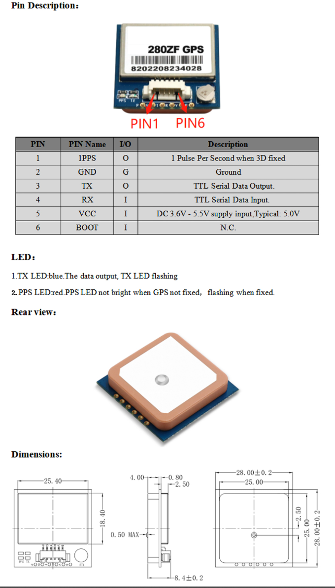 GNSS Module MN-280ZF