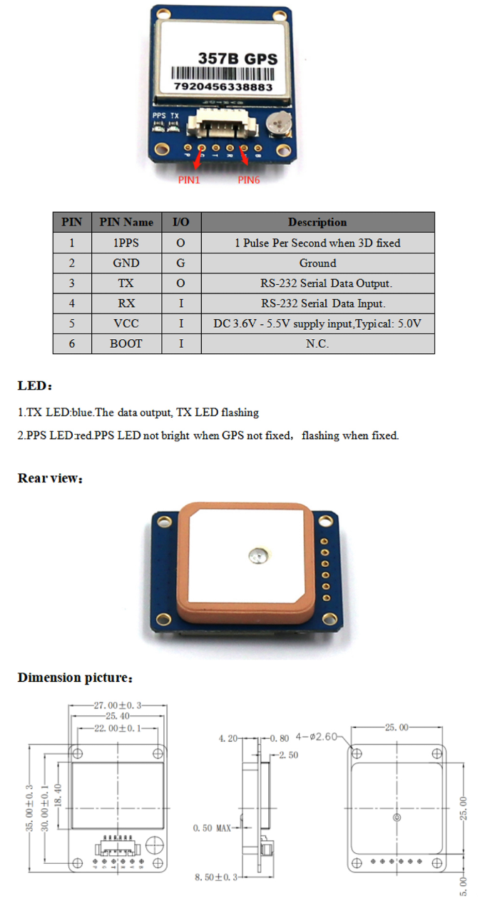 GNSS Module MN-357B