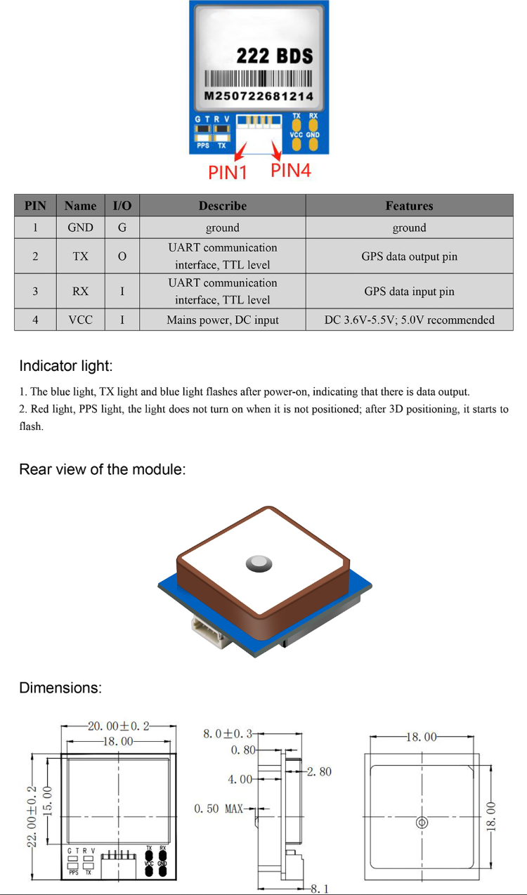 GNSS Module MQ-222