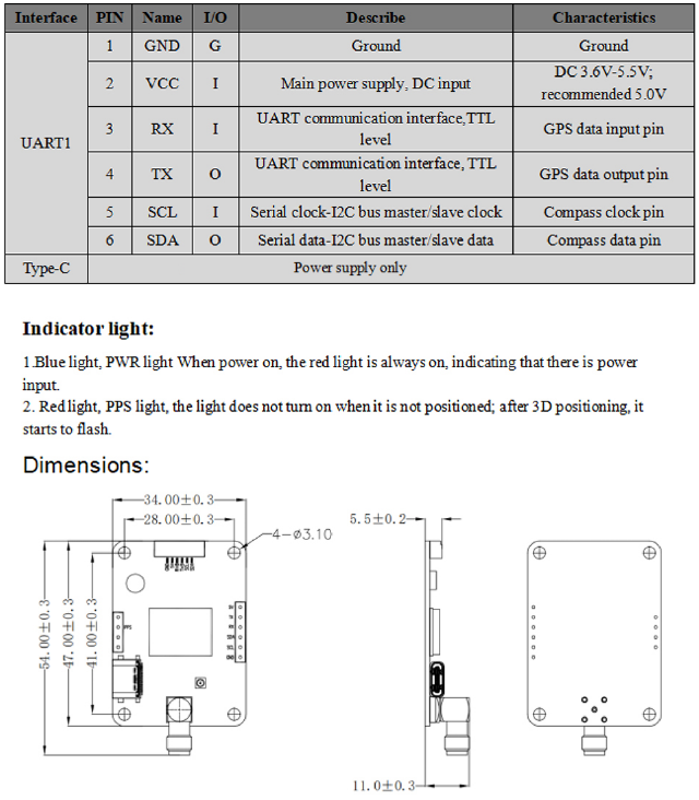 GNSS Module  MT-M002C