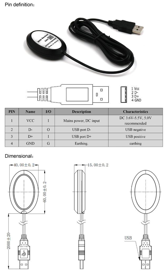 GNSS Receiver MQD-54U